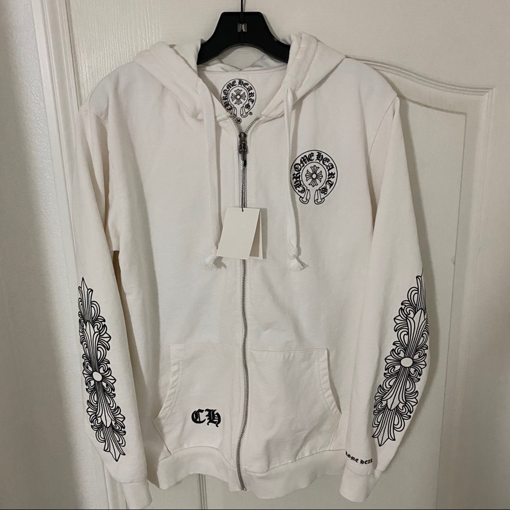 NEW Chrome Hearts zip up hoodie